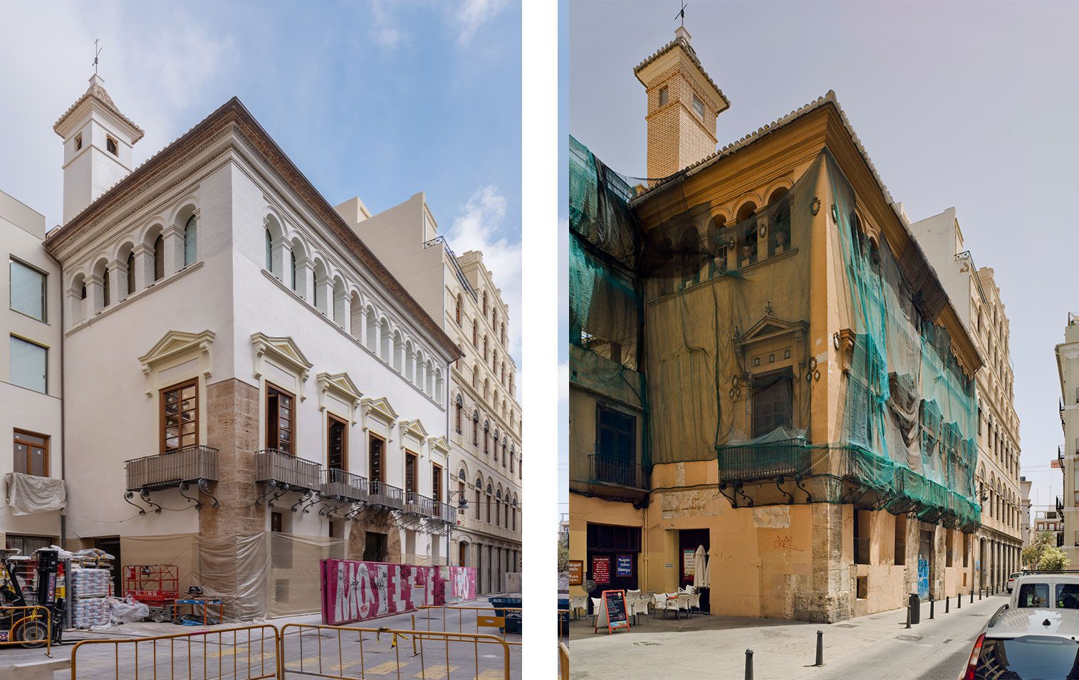 Hortensia Herrero Art Center. Before and After.