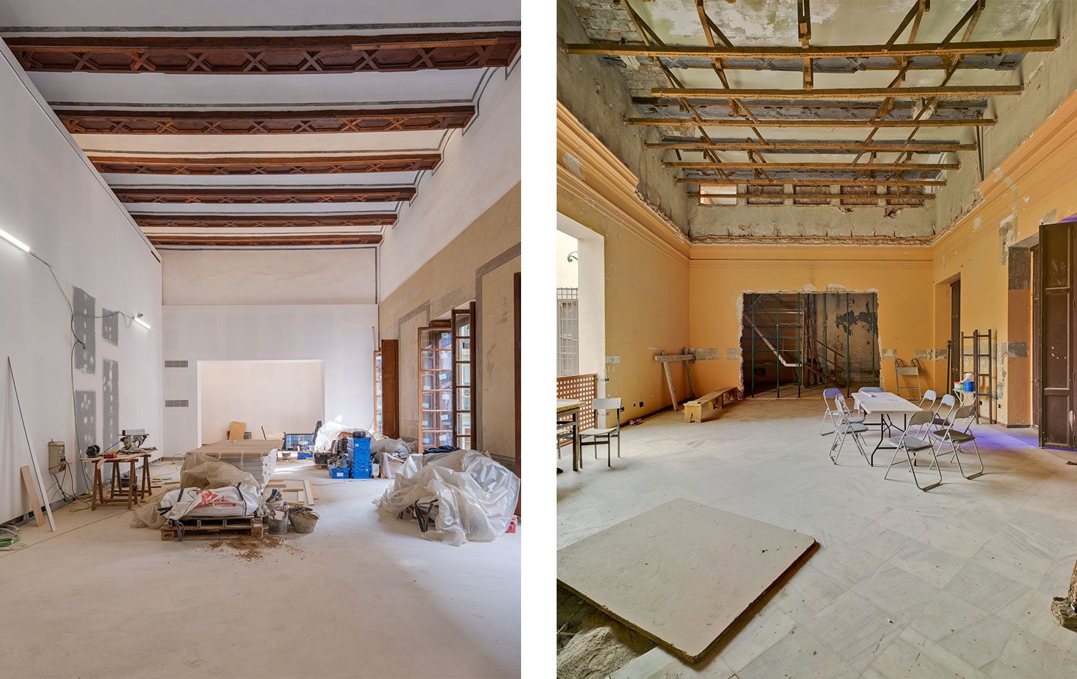 Centro de Arte Hortensia Herrero. Antes y después.