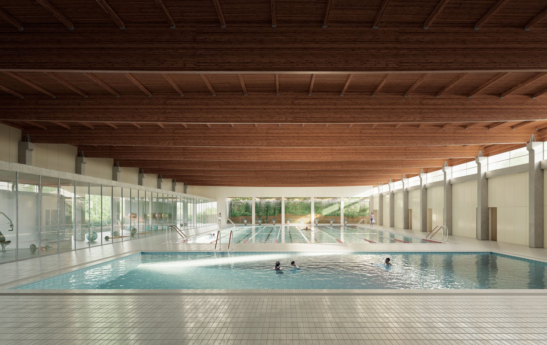 ERRE gana el concurso de la piscina cubierta de ontinyent ERRE Arquitectura, together with the company Arqtistic, have won the competition to carry out the renovation and remodeling of the indoor swimming pool of Ontinyent.